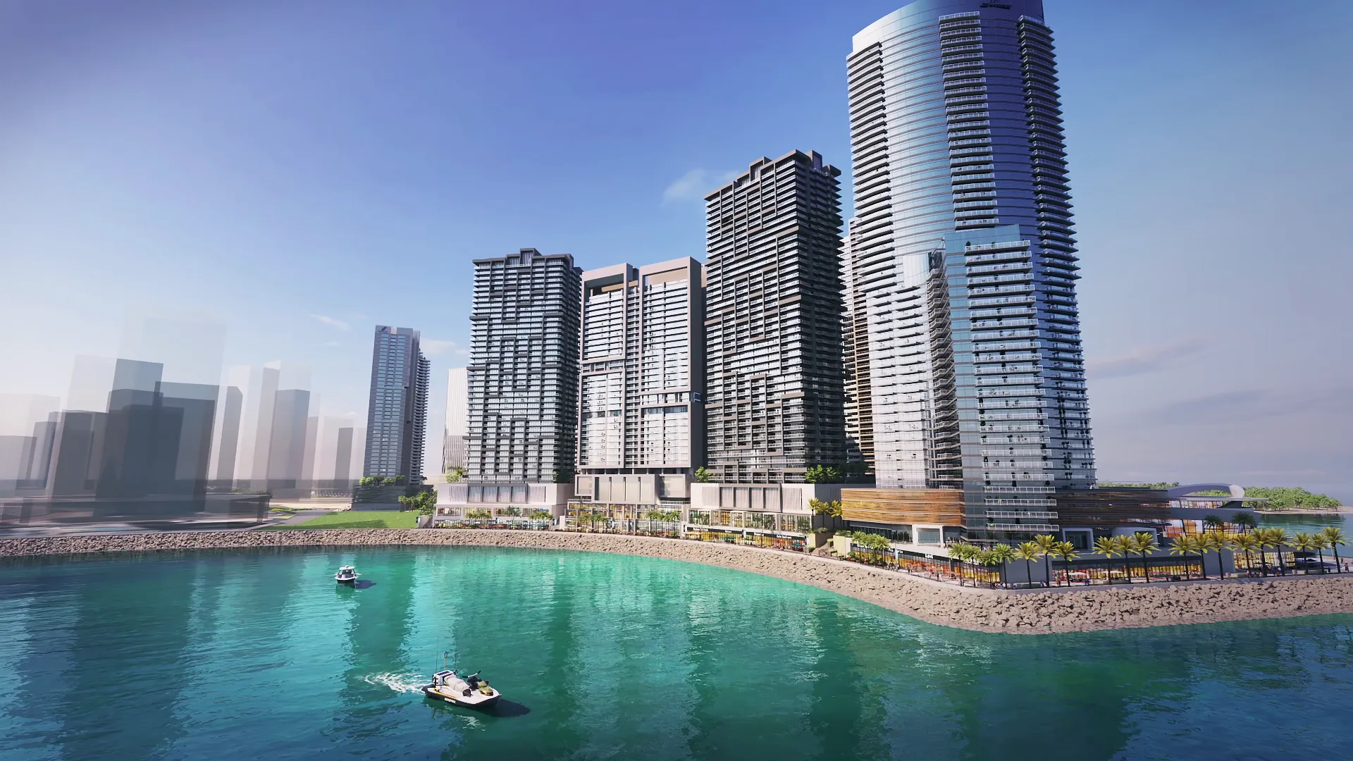 H1 Tower, HMR Waterfront (developer render)